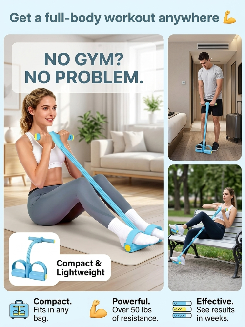 Yoga Pedal Puller Resistance Band | Fitness Equipment
